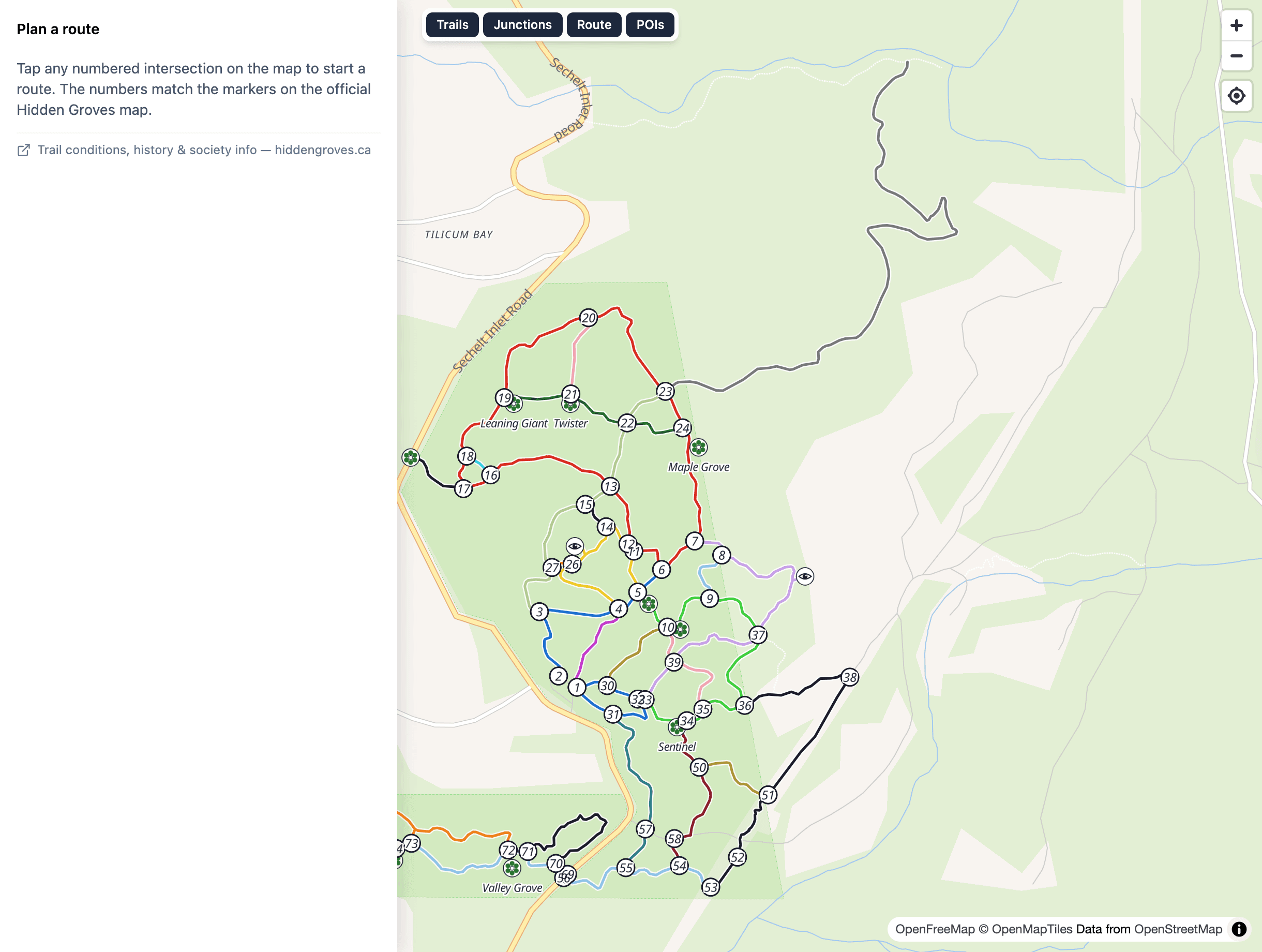 Hidden Groves Trails
