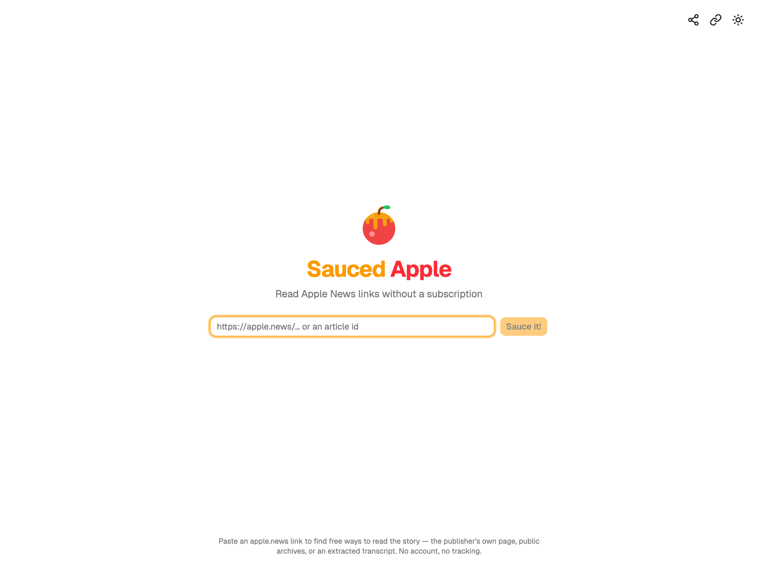 Sauced Apple